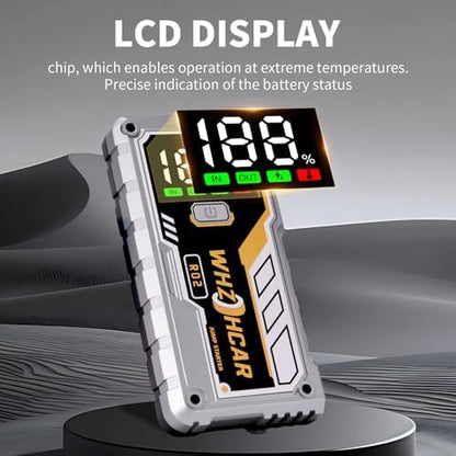 Booster Batterie Voiture 5000A pour Démarrage Rapide et Sécurisé