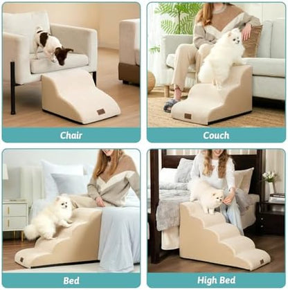 Escalier pour chien confortable et durable avec housse lavable