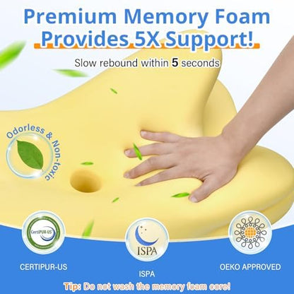 Oreiller ergonomique cervical pour un confort optimal et un sommeil réparateur