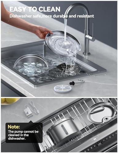 Fontaine à eau pour chat en acier inoxydable silencieuse avec système de filtration efficace