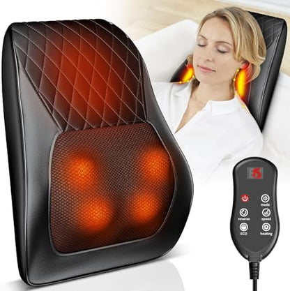 Masseur Cervical avec Intensités Réglables et Zones Chauffantes pour Relaxation Profonde