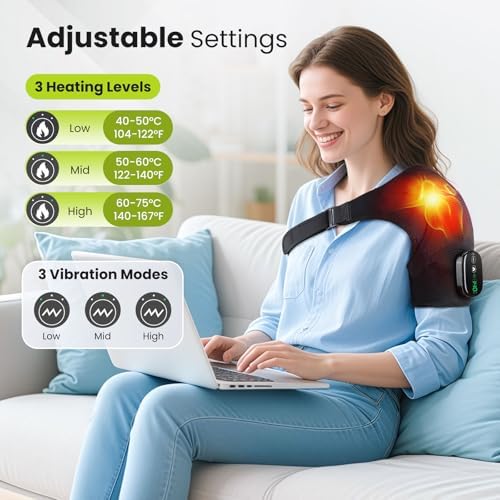 Masseur Cervical Intelligent avec Écran LED et Modes de Chaleur et Massage