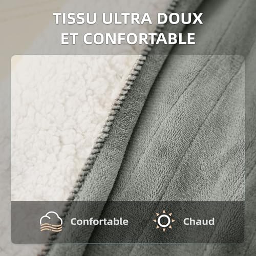 Couverture chauffante sécurisée et confortable avec réglages personnalisables