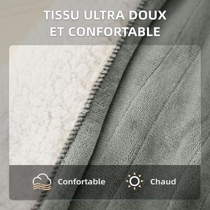 Couverture chauffante sécurisée et confortable avec réglages personnalisables