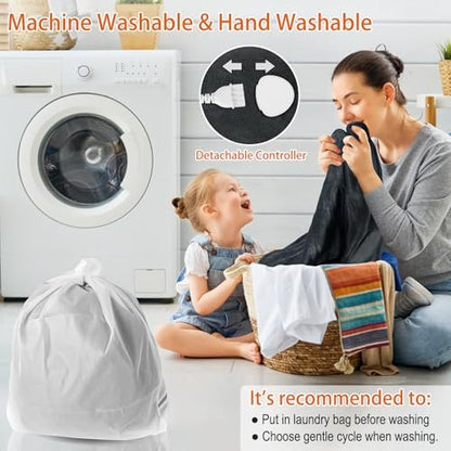 Couverture Chauffante Électrique Extra Large et Confortable avec 6 Niveaux de Température