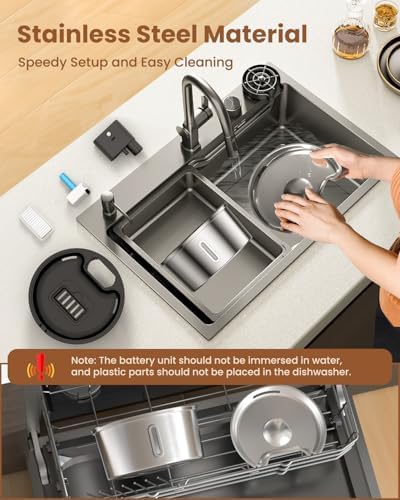 Fontaine à eau chat sans fil avec grande capacité et modes intelligents