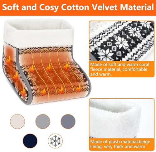 Chauffe pieds électrique avec télécommande et température réglable pour un confort optimal