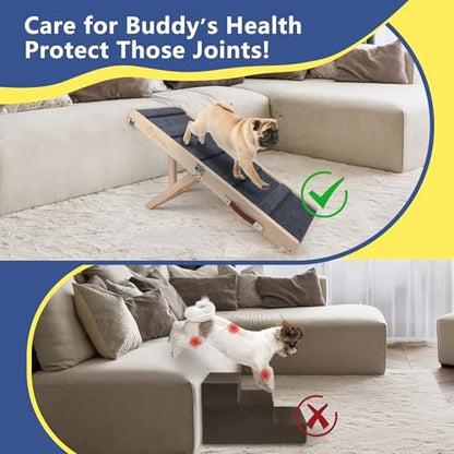 Rampe chien voiture antidérapante et réglable pour sécurité et mobilité