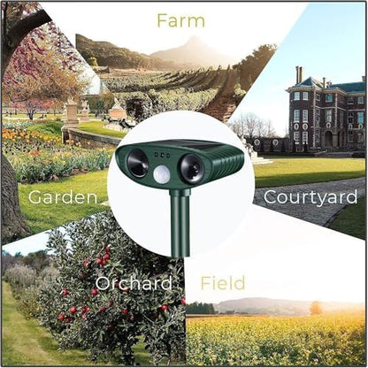 Répulsif pour chats efficace et écologique avec ultrasons et capteur de mouvement