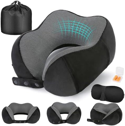 Oreiller ergonomique cervical réglable pour un confort optimal en voyage
