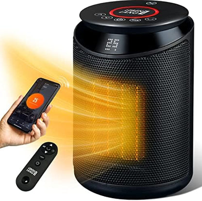 Chauffage d'appoint électrique avec WiFi pour un contrôle à distance et économie d'énergie