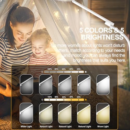 Lampe luminothérapie 10000 Lux avec télécommande et réglages personnalisables