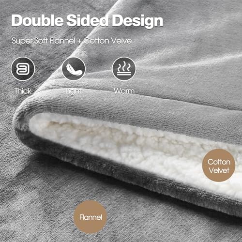 Couverture chauffante pour un confort optimal et une chaleur apaisante en hiver