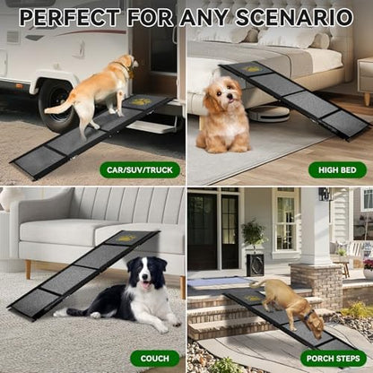 Rampe chien voiture robuste et stable pour un accès facile et sécurisé