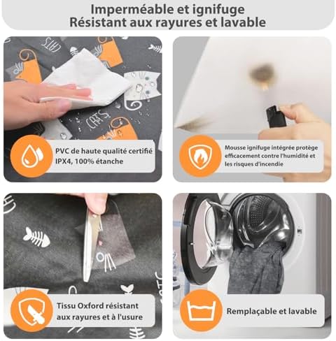 Couverture chauffante pour animaux avec contrôle de température et sécurité avancée