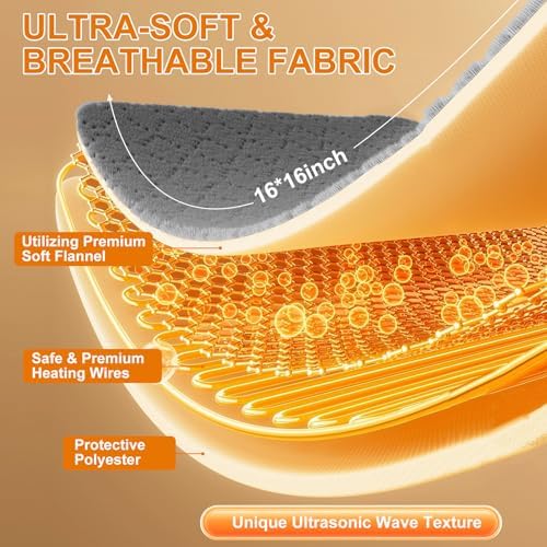 Chauffe pieds électrique avec réglages de chaleur et sécurité avancée