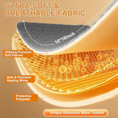 Chauffe pieds électrique avec réglages de chaleur et sécurité avancée