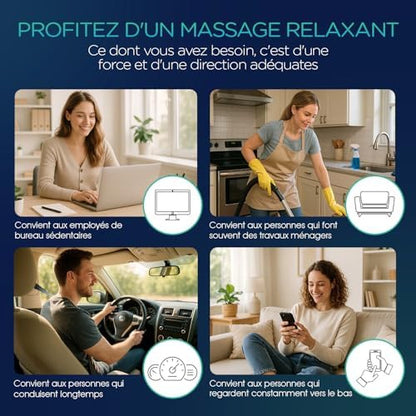 Masseur Cervical Shiatsu avec Système de Chauffage et Contrôle Bidirectionnel