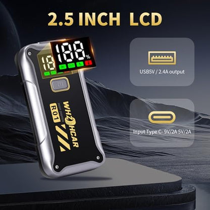 Booster Batterie Voiture Puissant avec Écran LCD et Sécurité Avancée