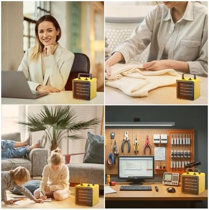 Chauffage d'appoint céramique écoénergétique avec sécurité renforcée et assistance complète