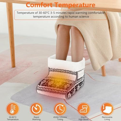 Chauffe pieds électrique avec télécommande et température réglable pour un confort optimal