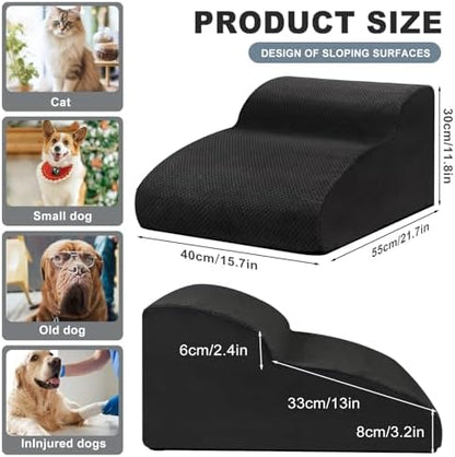 Escalier pour chien avec design en pente douce et éponge élastique