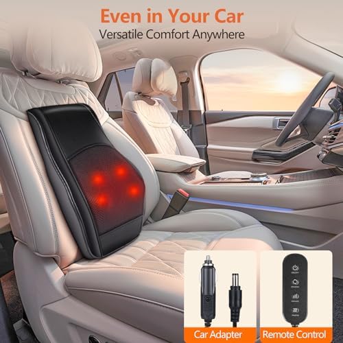 Masseur Cervical avec Fonction Chaleur et Télécommande pour Relaxation Profonde