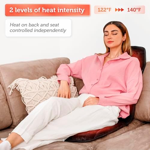 Masseur Cervical avec Vibration et Chauffage pour Soulagement du Dos