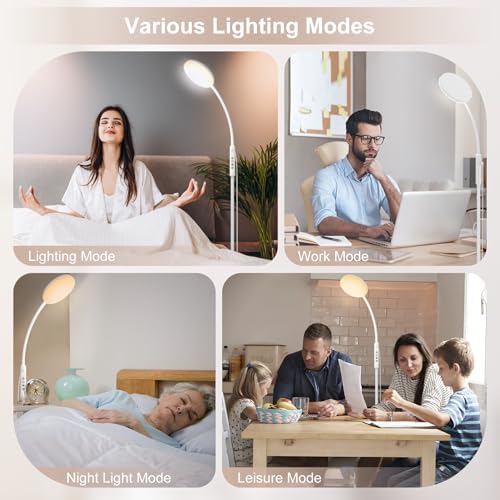 Lampe luminothérapie avec 20000 Lux, réglable et économe en énergie