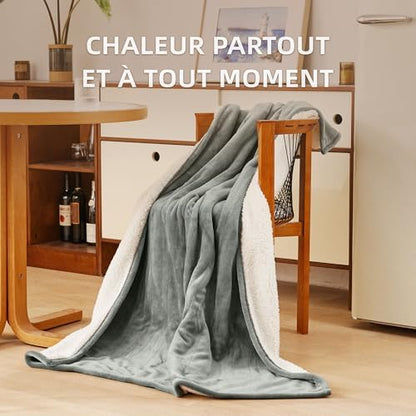 Couverture chauffante sécurisée et confortable avec réglages personnalisables