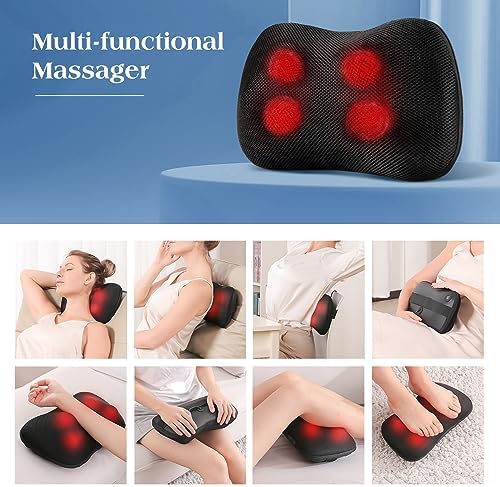 Masseur Cervical avec Fonction Chauffante et Massage Profond pour Relaxation Ultime