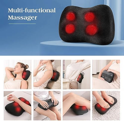 Masseur Cervical avec Fonction Chauffante et Massage Profond pour Relaxation Ultime