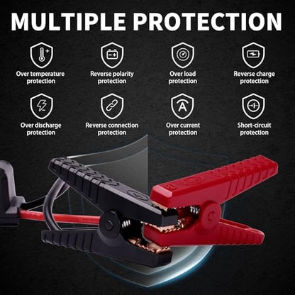 Booster Batterie Voiture 5000A pour Démarrage Rapide et Sécurisé