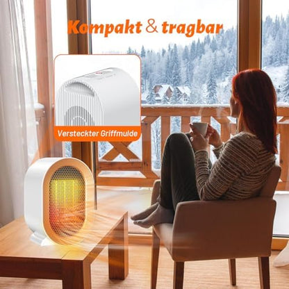 Chauffage d'appoint compact et puissant avec sécurité avancée et faible consommation