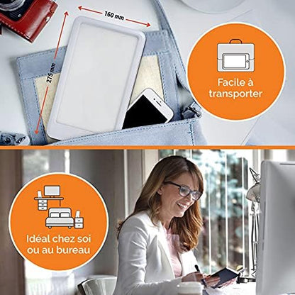 Lampe luminothérapie 15000 Lux pour énergie et bien-être en hiver