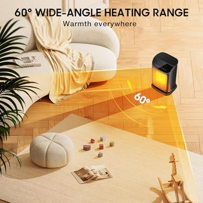 Chauffage d'appoint rapide et sécurisé avec économie d'énergie