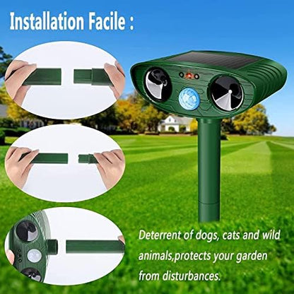 Répulsif pour chats efficace et écologique avec ultrasons et capteur de mouvement