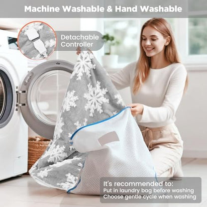 Couverture chauffante extra large et épaisse pour un confort optimal