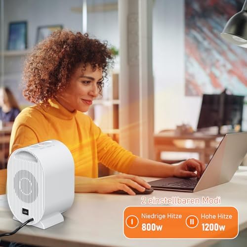 Chauffage d'appoint compact et puissant avec sécurité avancée et faible consommation