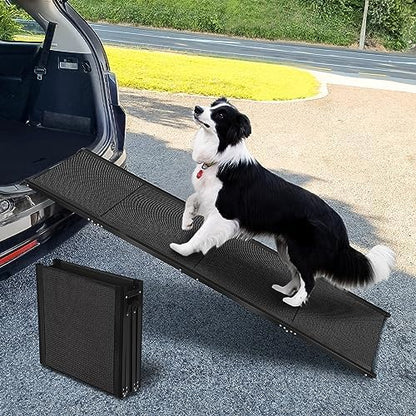 Rampe chien voiture extra longue et large pour une sécurité optimale